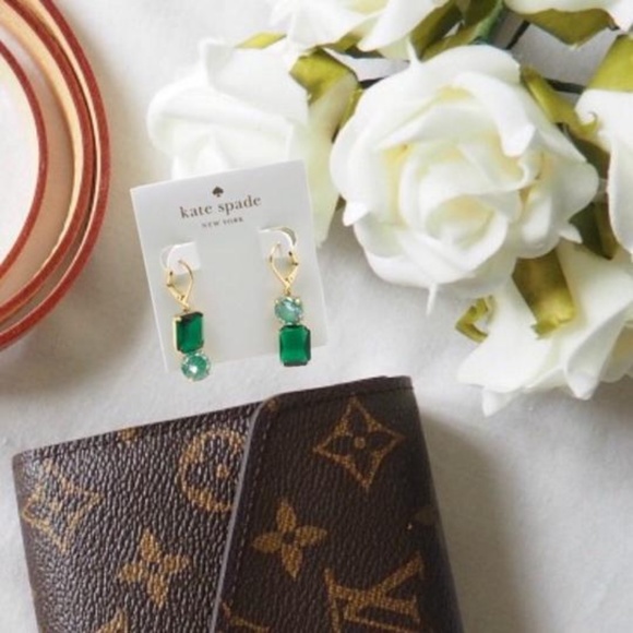 ♠ KATE SPADE ♠️ Shine On Mismatch Drop Earrings - Picture 3 of 7